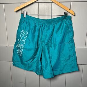 Retro Adidas Women's Athletic Shorts Blue Size M